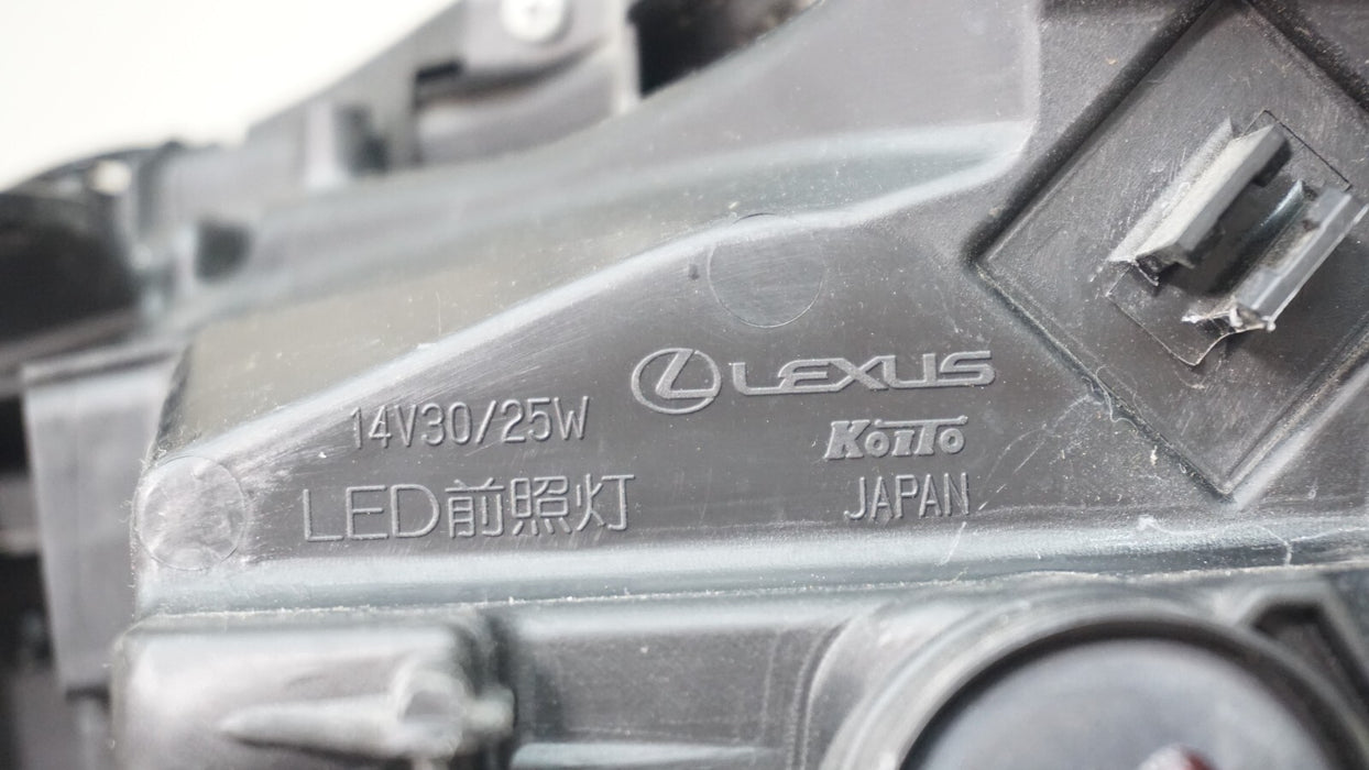 2015-2017 LEXUS NX200T NX300H FRONT RIGHT PASSENGER SIDE LED HEADLIGHT OEM