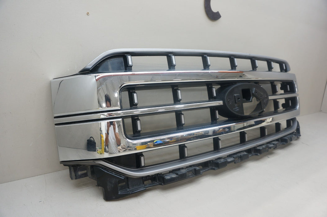 2021-2022 FORD F150 F-150 LARIAT FRONT CHROME BUMPER GRILLE OEM ML34-8200-E