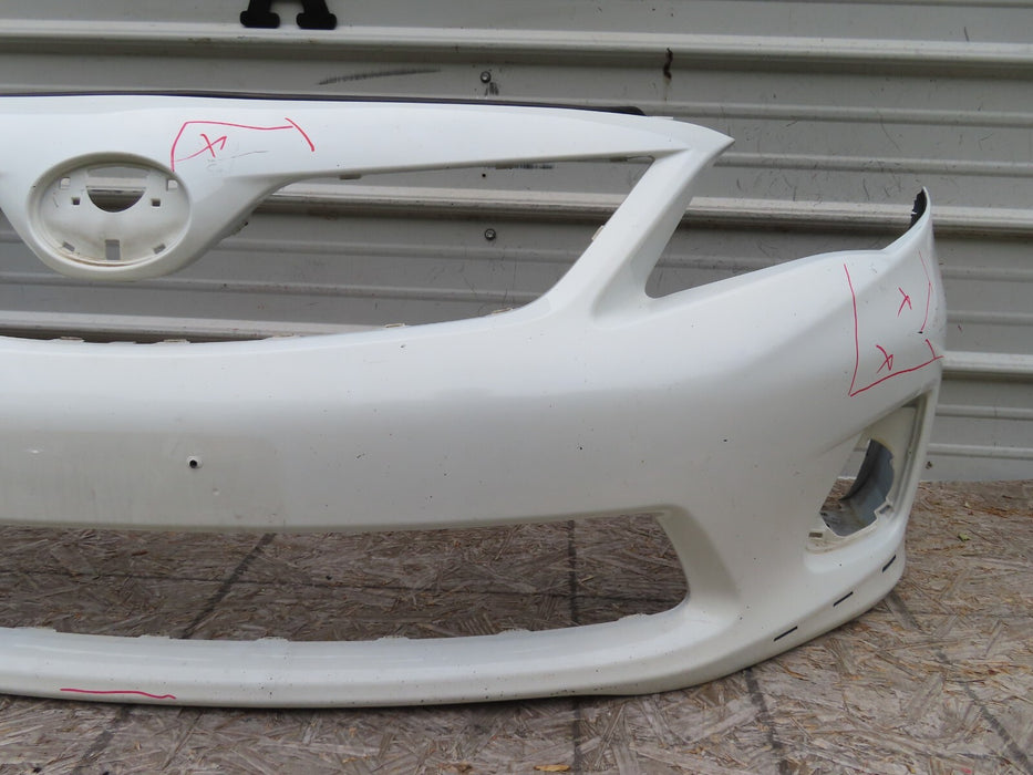2011-2013 TOYOTA COROLLA S 4DR SEDAN FRONT BUMPER COVER PANEL OEM 52119-02B80