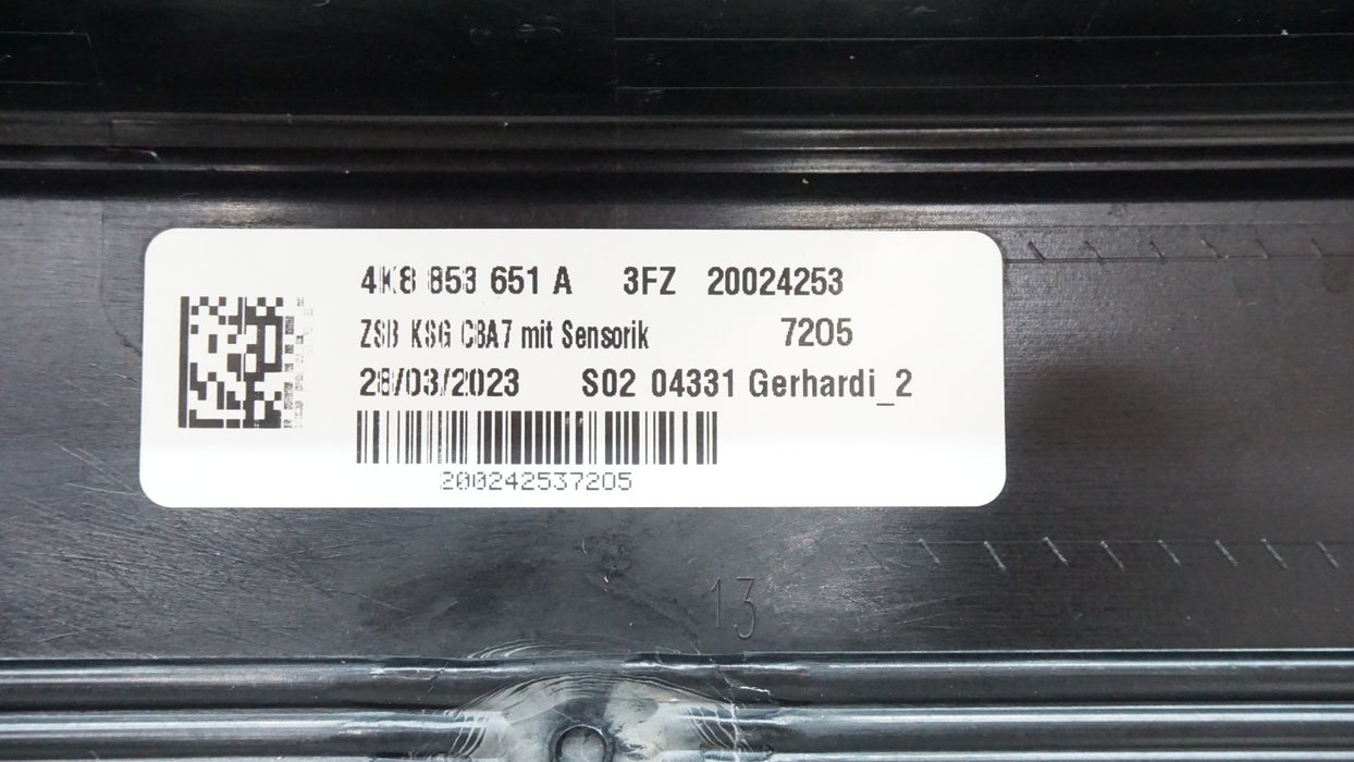 2019-2023 AUDI A7 FRONT UPPER CENTER RADIATOR GRILLE 4K8 853 651 A ZSB KSG OEM