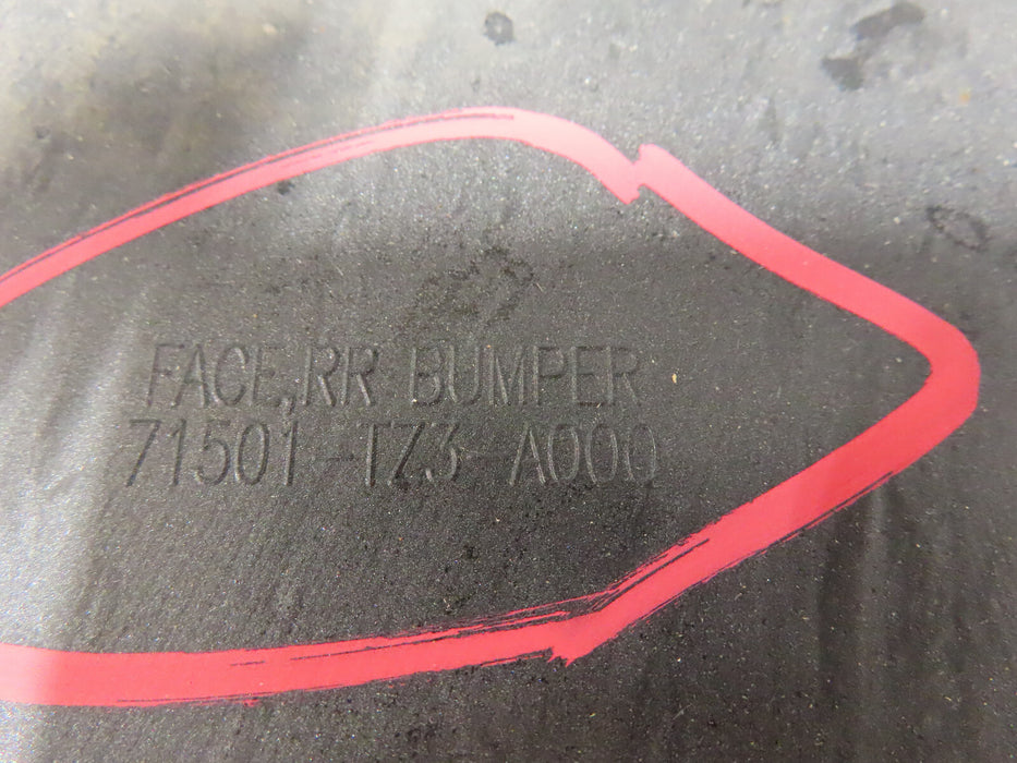 2015 2016 2017 ACURA TLX REAR BUMPER COVER OEM 71501-TZ3-A000