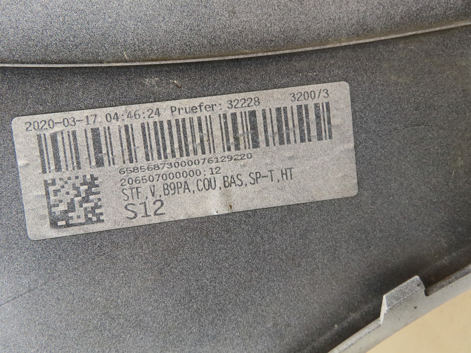 2017-2019 AUDI A5 BASIS B9 FRONT BUMPER COVER OEM 8W6807437