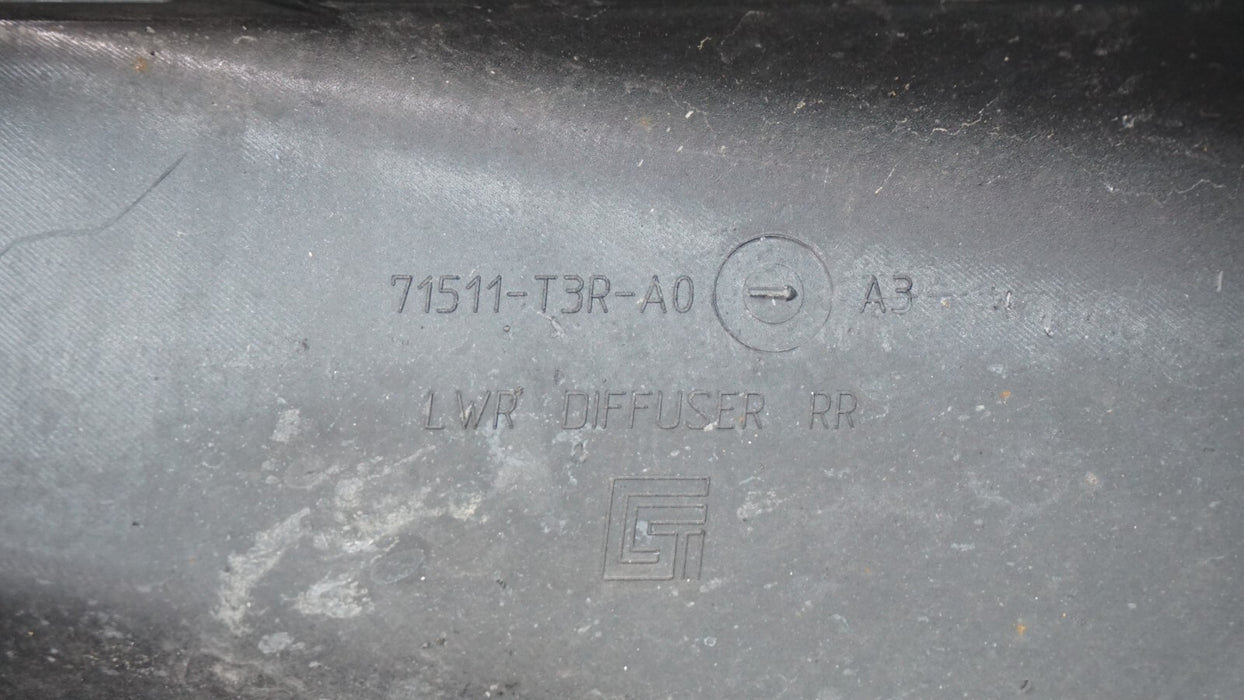 2019-2021 ACURA ILX REAR LOWER BUMPER VALANCE COVER 71511-T3R-A0 OEM 19 20 21