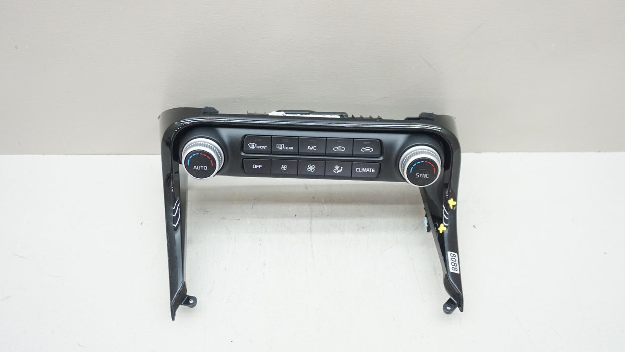 2018-2021 KIA STINGER GT GT1 HEATER AC CLIMATE CONTROL UNIT TRIM PANEL OEM