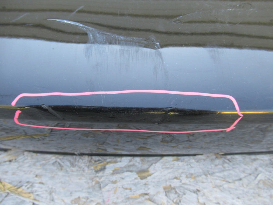 2008-2010 AUDI Q5 REAR BUMPER COVER PANEL PLASTIC BLACK W/O SENSOR 8R0807385 OEM