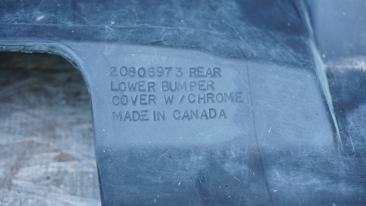 2010-2015 CHEVROLET EQUINOX REAR BUMPER COVER PANEL 20806973 11 12 13 14 15 OEM
