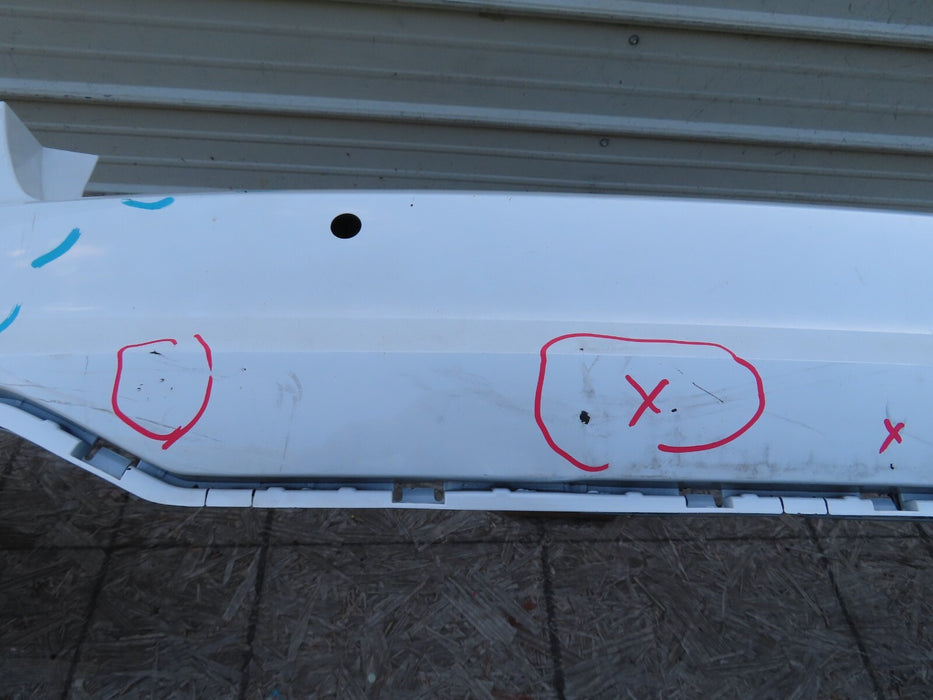 2020-2021 AUDI A4 QUATTRO 4DR SEDAN REAR BUMPER COVER PANEL OEM 8W5807511M