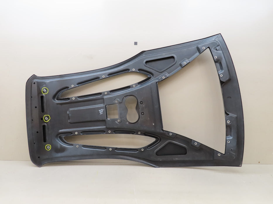 2017-2018 MCLAREN 570S COUPE REAR DECK LID ENGINE COVER PANEL OEM 13A6162CP