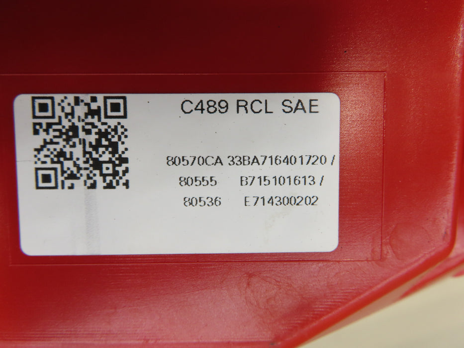 2015-2019 LINCOLN MKC REAR RIGHT PASSENGER SIDE TAIL LIGHT OEM