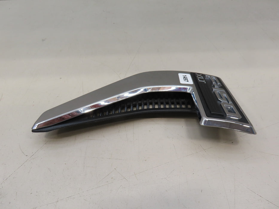 2021-2023 FORD F150 F-150 XLT LEFT DRIVER FENDER VENT NAMEPLATE OEM
