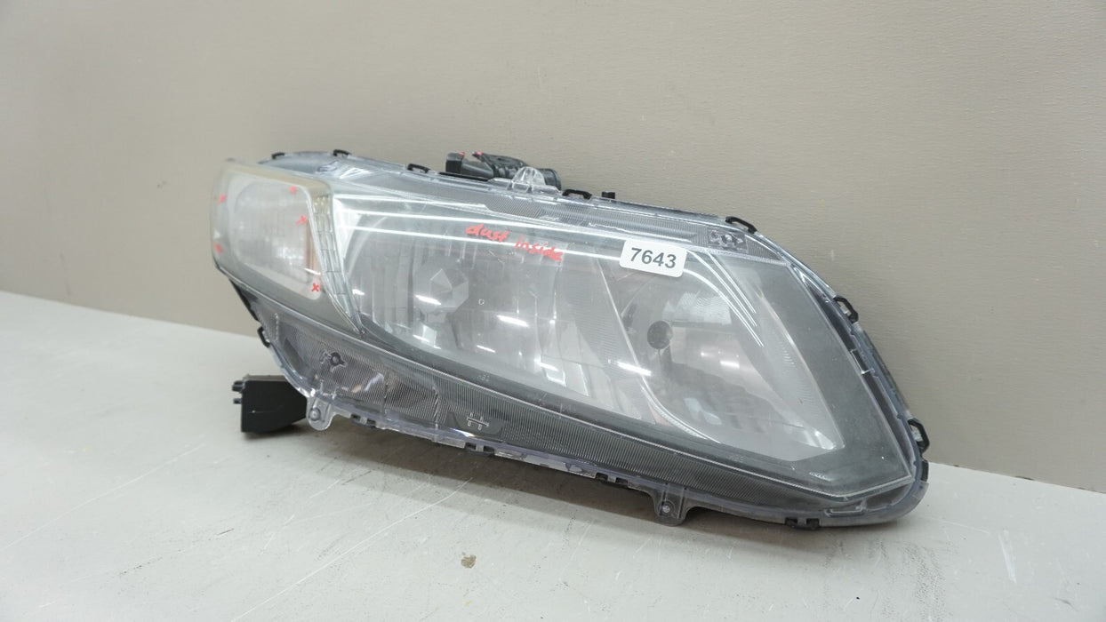 2012-2015 HONDA CIVIC SEDAN FRONT RH RIGHT PASSENGER SIDE HEADLIGHT OEM