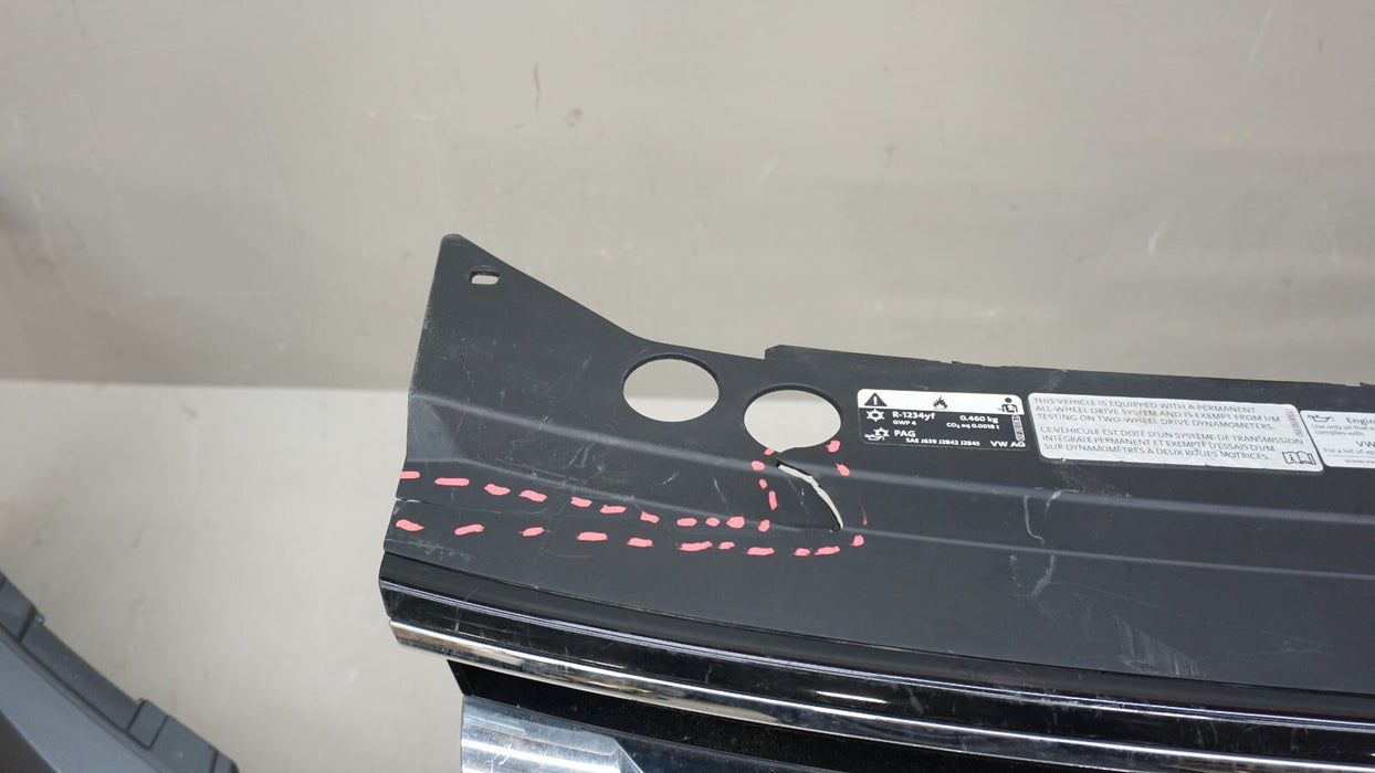 2018-2019 VOLKSWAGEN TIGUAN FRONT BUMPER COVER W/ GRILLE GRILL OEM 5NN807221