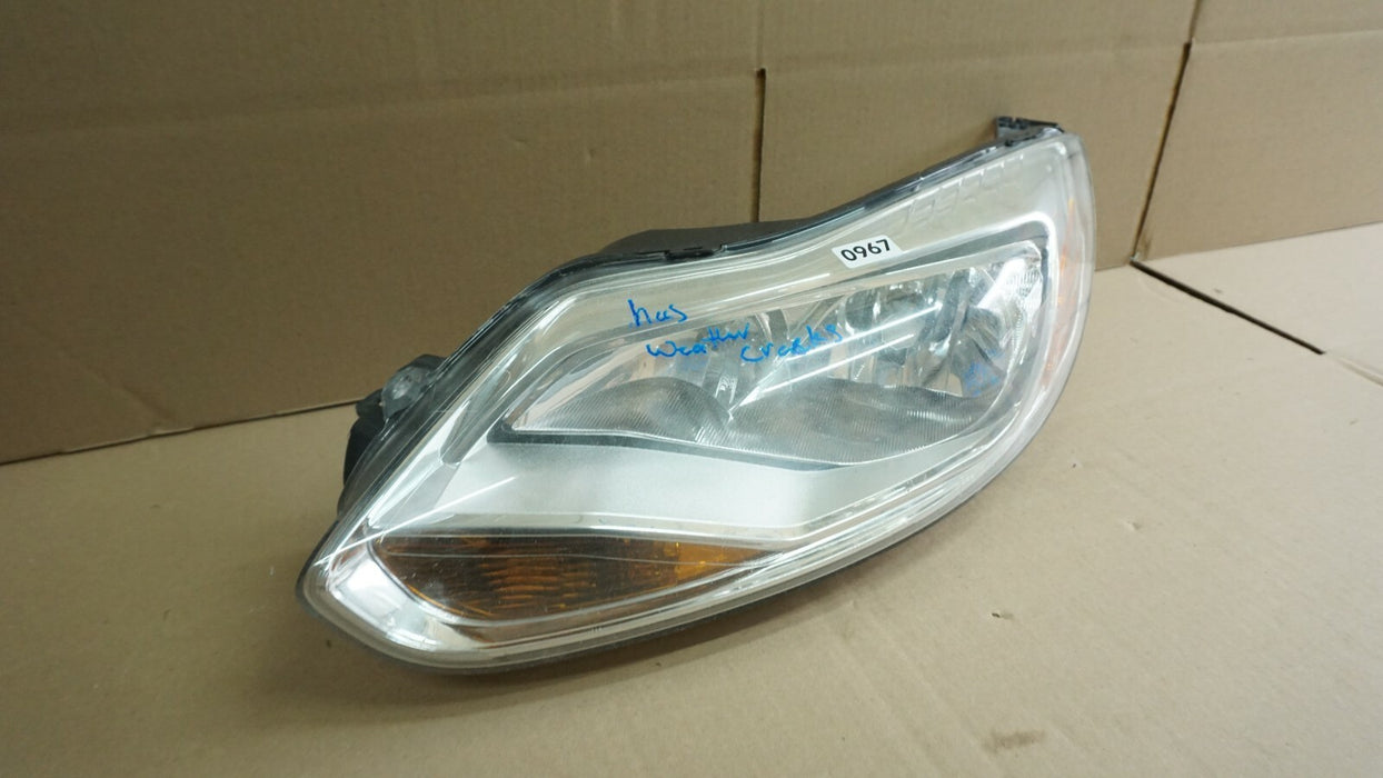 2012-2014 FORD FOCUS FRONT LEFT DRIVER SIDE HEADLIGHT HALOGEN LIGHT LAMP OEM