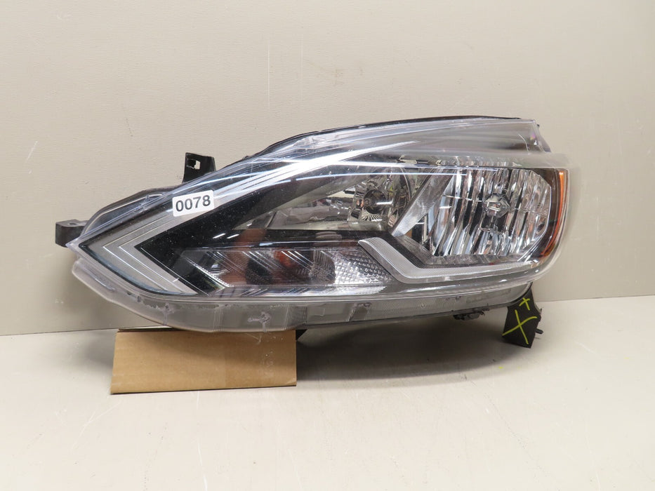 2016-2019 NISSAN SENTRA FRONT LEFT DRIVER SIDE HEADLIGHT HALOGEN OEM 204187-01