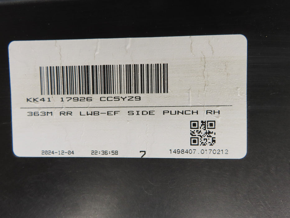 2015-2019 FORD TRANSIT REAR RIGHT PASSENGER SIDE DOOR EXTERIOR MOLDING OEM
