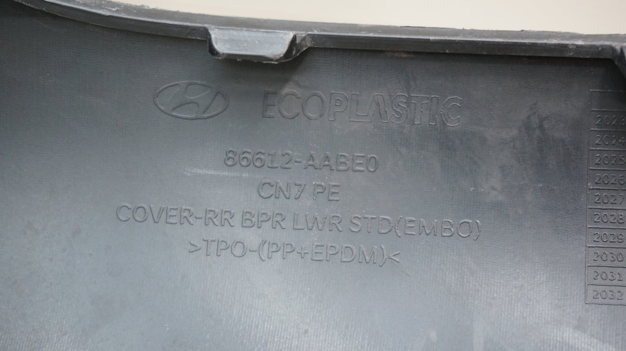 2024-2025 HYUNDAI ELANTRA REAR LOWER BUMPER COVER VALANCE OEM 86612-AABE0