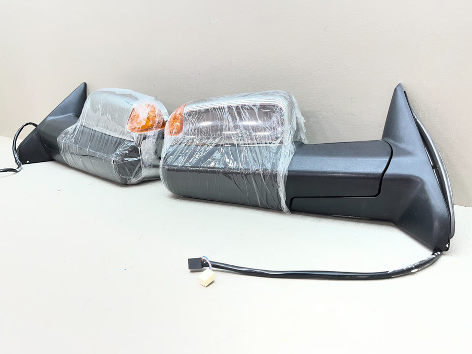 2013-2018 DODGE RAM 1500 POWER HEATED MEMORY FOLDING TOWING MIRRORS AFTERMARKET