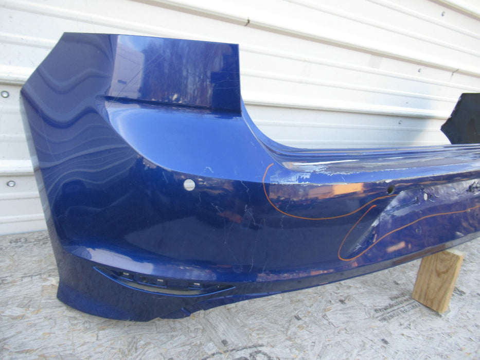2015-2017 VOLKSWAGEN GOLF 7 REAR BUMPER COVER PANEL BLUE 5G6807421E FACTORY OEM
