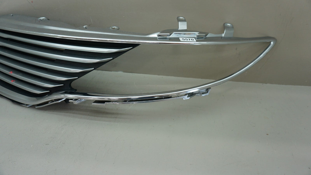 2013-2016 LINCOLN MKZ FRONT LEFT SIDE BUMPER UPPER GRILLE GRILL OEM 314058000