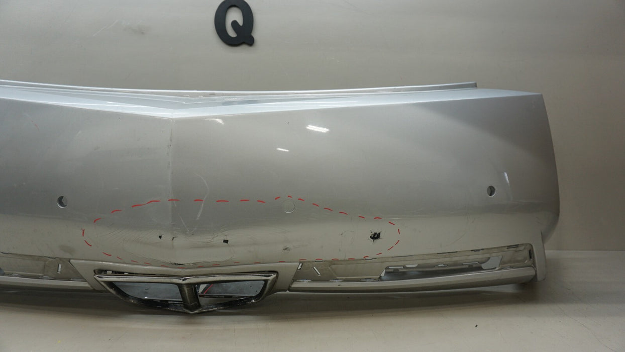 2012-2014 CADILLAC CTS REAR BUMPER COVER W/SENSOR HOLES OEM