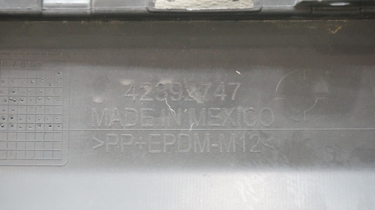 2017-2021 CHEVROLET TRAX REAR LOWER BUMPER VALANCE COVER OEM 42392747