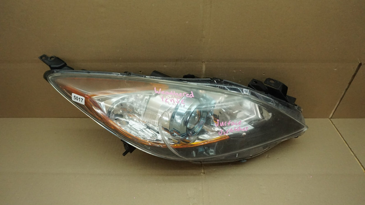 2010-2013 MAZDA 3 FRONT RIGHT PASSENGER SIDE HALOGEN HEADLIGHT OEM 10 11 12 13