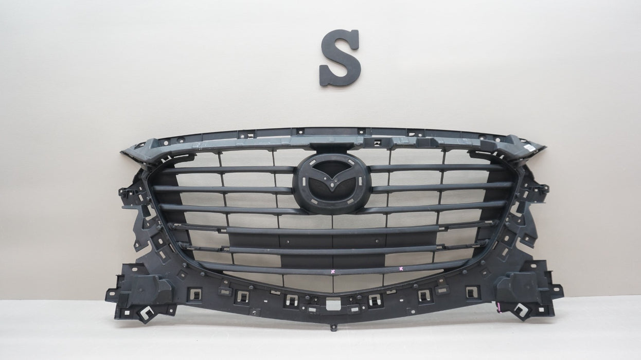 2017-2018 MAZDA 3  FRONT BUMPER RADIATOR GRILLE OEM BANE-50712