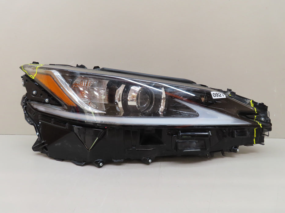 2019-2023 LEXUS ES300H ES350 FRONT HEADLIGHT RIGHT PASSENGER FULL LED OEM