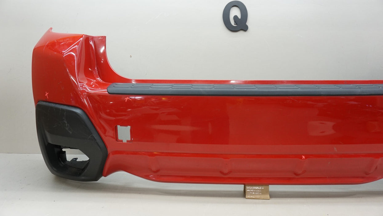 2018-2023 SUBARU CROSSTREK REAR BUMPER COVER RED OEM 57704FL250