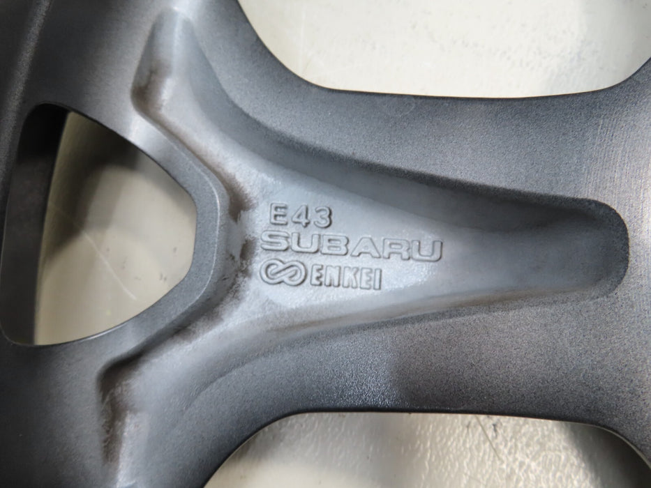 2021-2023 SUBARU CROSSTREK WHEEL RIM 17X7 OFFSET 55 17" W/ CENTER HUB CAP OEM
