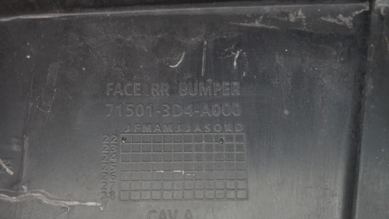 2023-2024 HONDA CRV CR-V REAR BUMPER COVER OEM 71501-3D4-A000