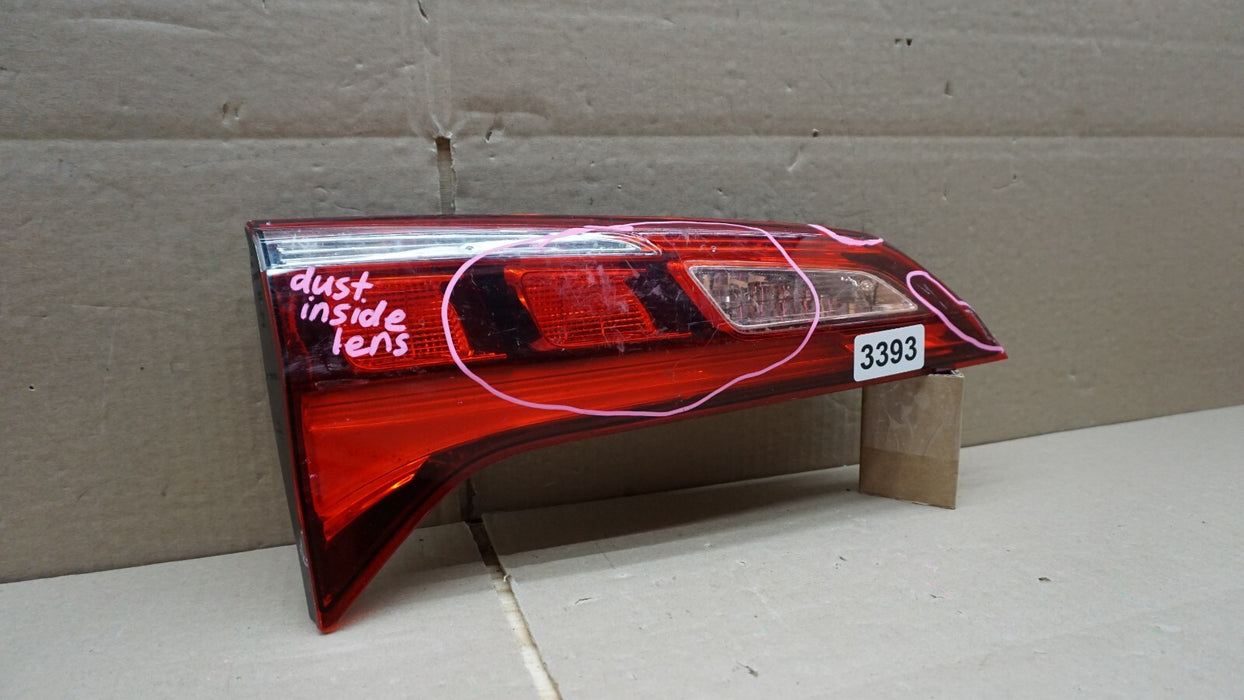 2016-2018 ACURA RDX LEFT DRIVER SIDE INNER TAIL LIGHT LED OEM 16 17 18