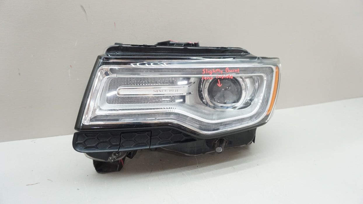 2017-2021 JEEP GRAND CHEROKEE FRONT LF LEFT DRIVER SIDE XENON HEADLIGHT OEM