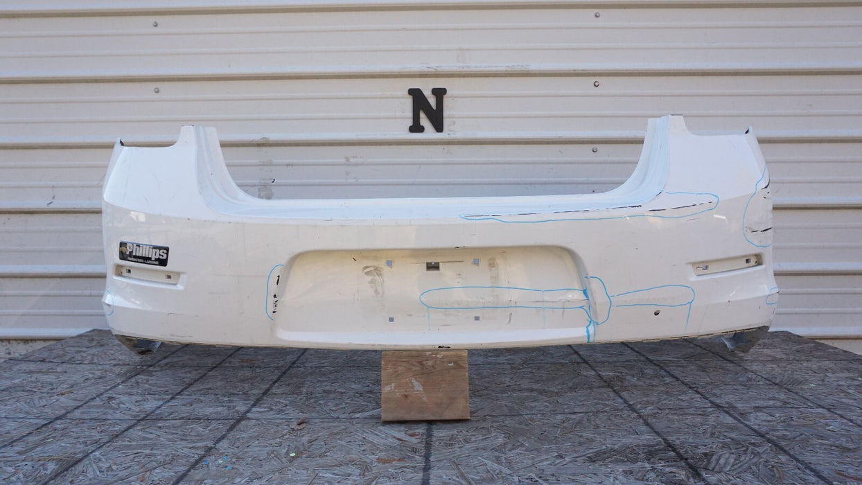 2013 2014 2015 CHEVROLET CHEVY MALIBU REAR BUMPER COVER WHITE OEM 13 14 15