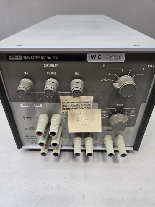Fluke 752A Reference Divider.