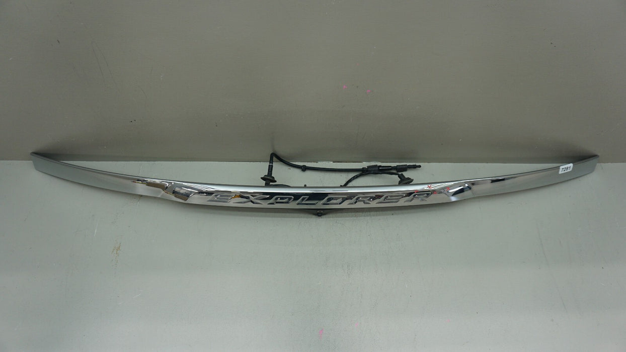 2016-2019 FORD EXPLORER REAR TRUNK CHROME TRIM W/CAMERA 230516A OEM 16 17 18 19
