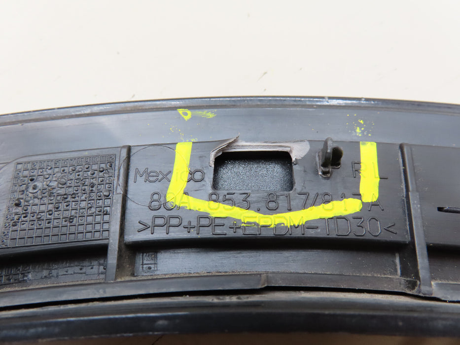 2017-2020 AUDI Q5 REAR LEFT DRIVER WHEEL ARCH FENDER FLARE OEM 80A853817A