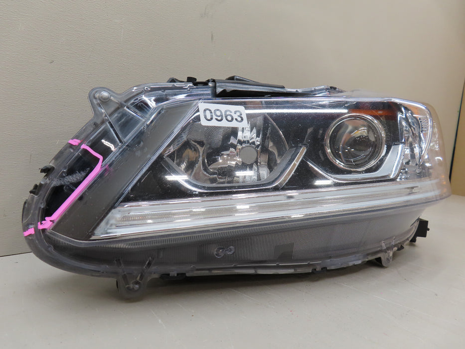 2016 2017 HONDA ACCORD FRONT LEFT DRIVER SIDE HEADLIGHT HALOGEN OEM