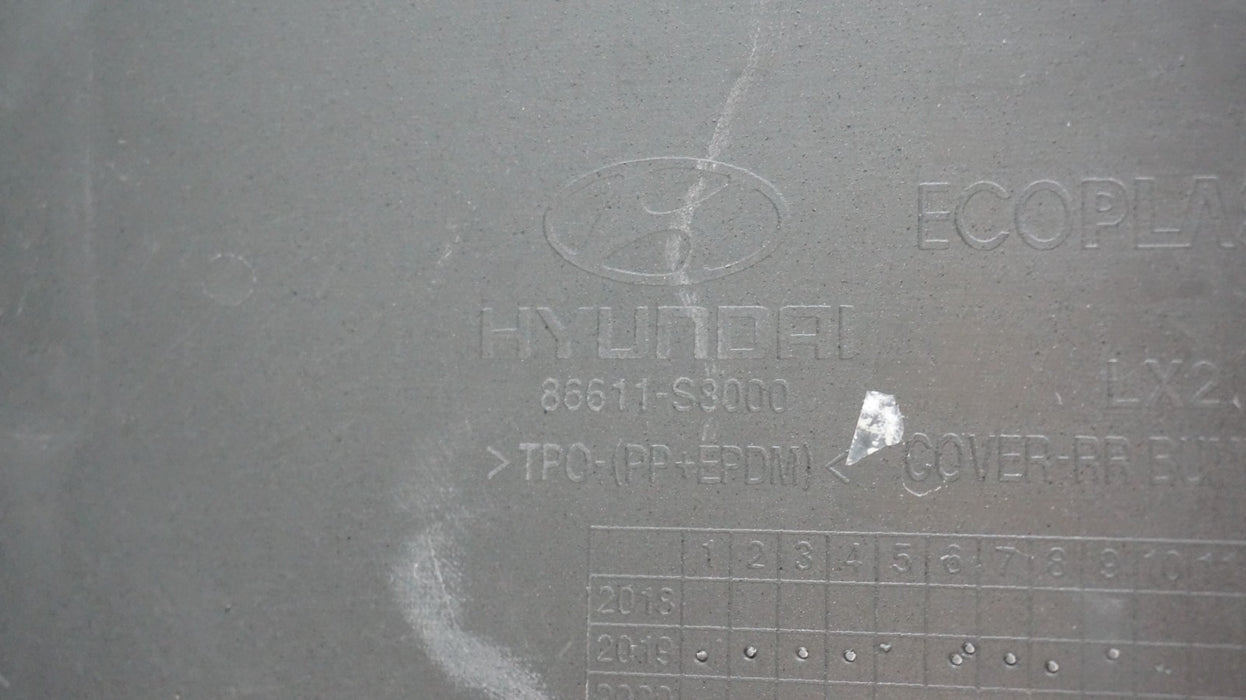 2020-2022 HYUNDAI PALISADE REAR BUMPER COVER PANEL OEM 86611-S8000