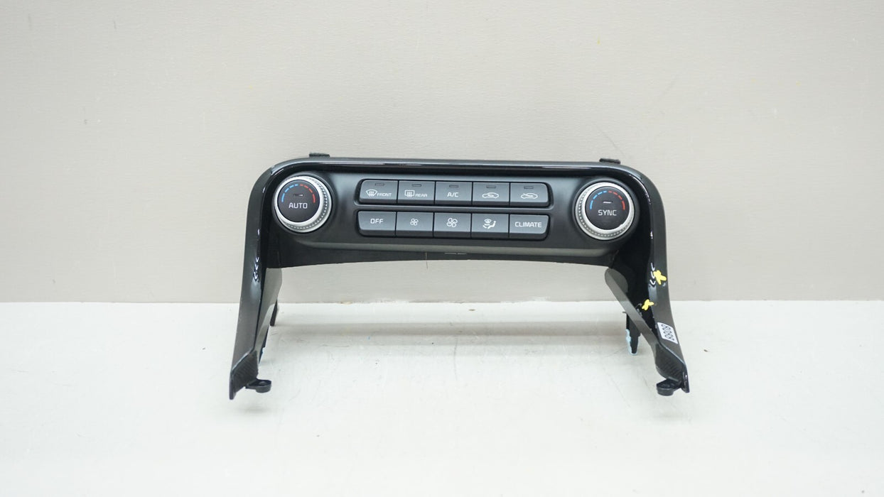 2018-2021 KIA STINGER GT GT1 HEATER AC CLIMATE CONTROL UNIT TRIM PANEL OEM