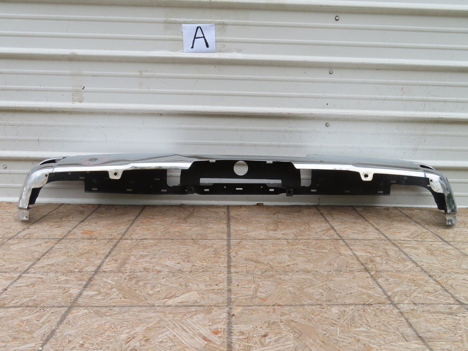 2014 2015 2016 2017 2018 SILVERADO SIERRA REAR BUMPER CHROME ORIGINAL OEM