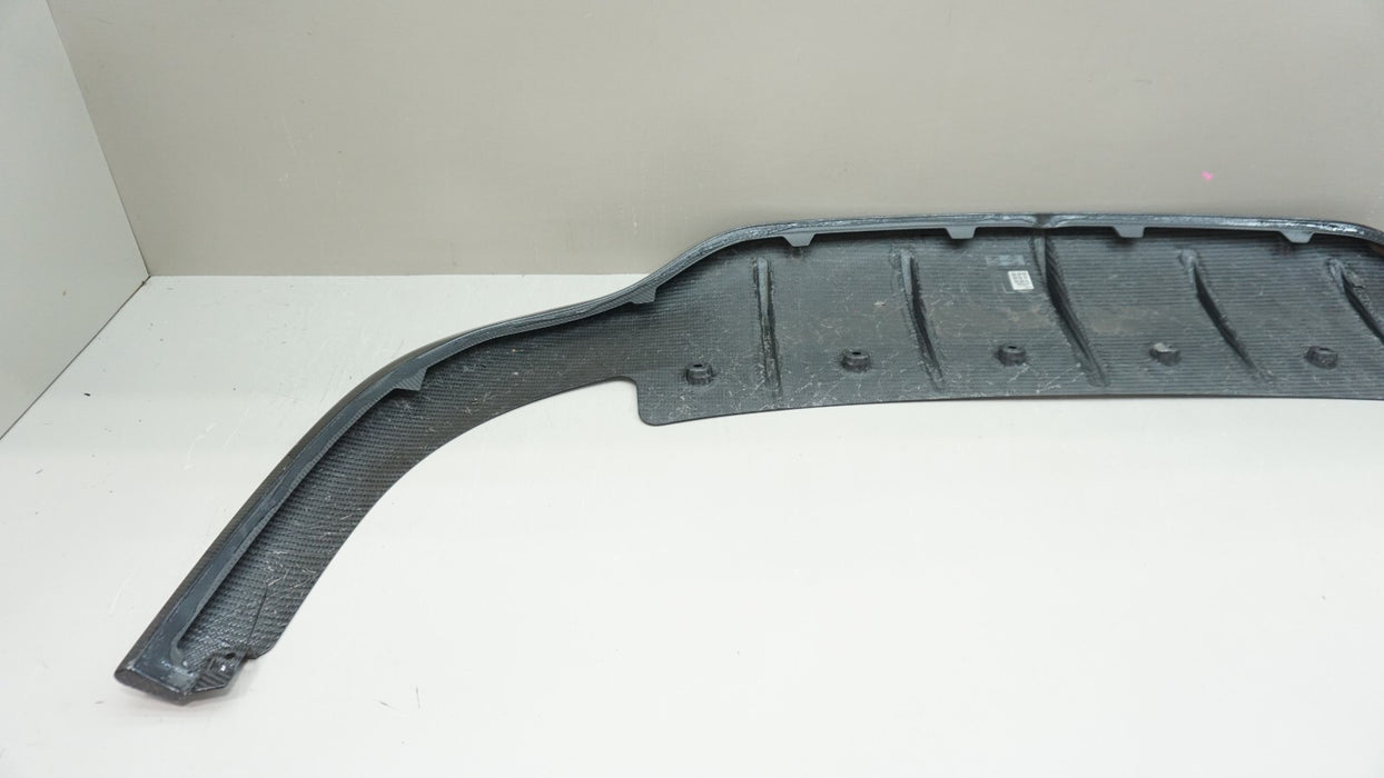 2020-2021 BENTLEY CONTINENTAL GT GTC REAR LEAR LOWER CARBON FIBER VALANCE OEM