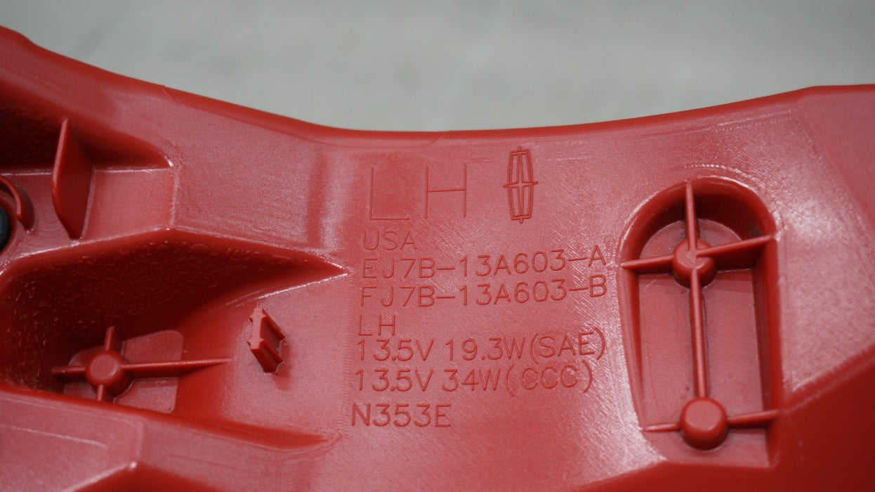 2015-2019 LINCOLN MKC REAR LEFT DRIVER SIDE LED TAIL LIGHT OEM EJ7B-13A603