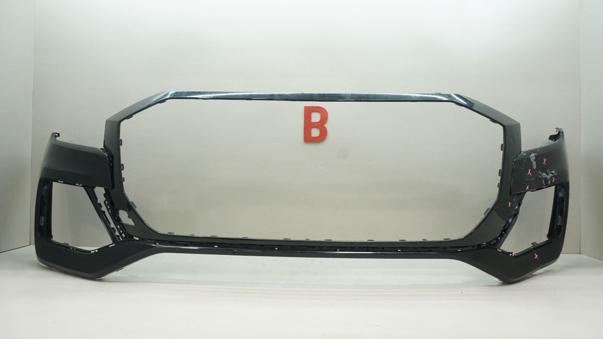 2019-2021 AUDI Q8 S-LINE FRONT BUMPER COVER PANEL OEM 4M8807437D
