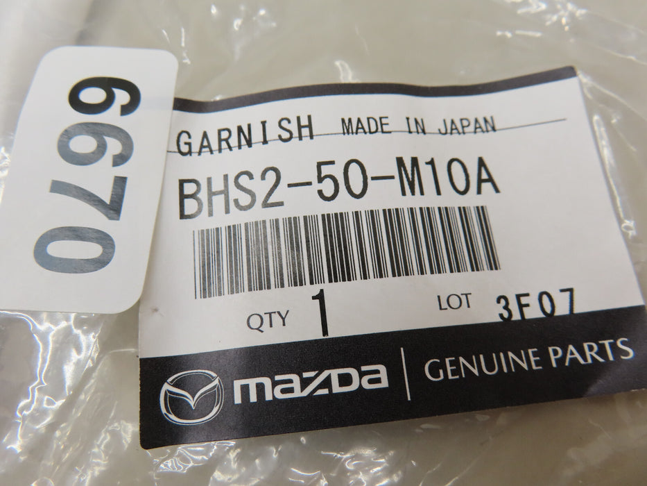 2014-2018 MAZDA 3 FRONT DOOR GARNISH RIGHT PASSENGER SIDE OEM BHS2-50-M10A