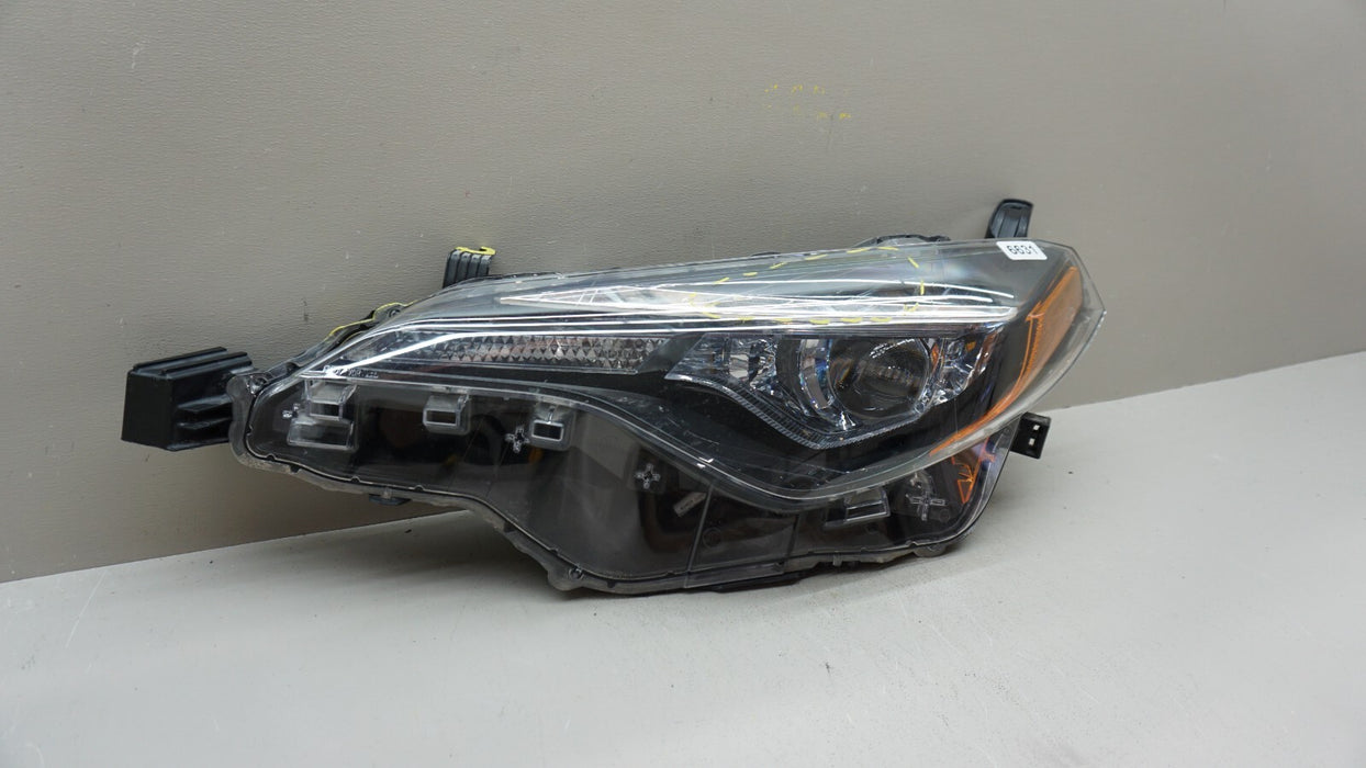 2017-2019 TOYOTA COROLLA FRONT LEFT DRIVERS SIDE HEADLIGHT LED OEM 17 18 19