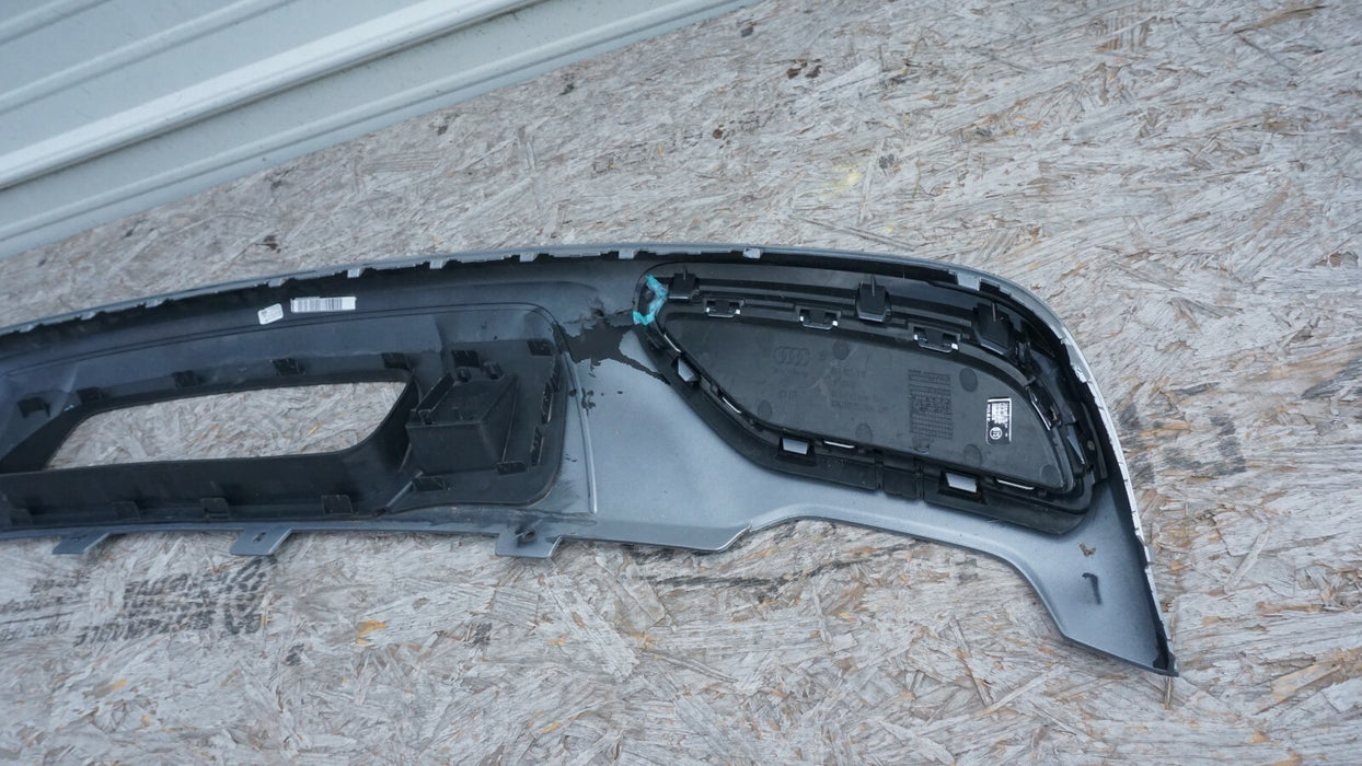 2018-2020 AUDI Q5 REAR LOWER BUMPER COVER PANEL DIFFUSER VALANCE 80A807521B OEM