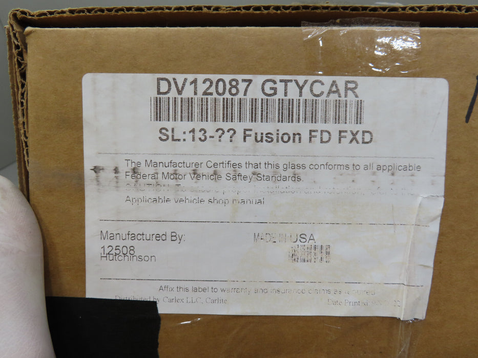 2013-2020 FORD FUSION FRONT LEFT DRIVER CORNER QUARTER GLASS OEM
