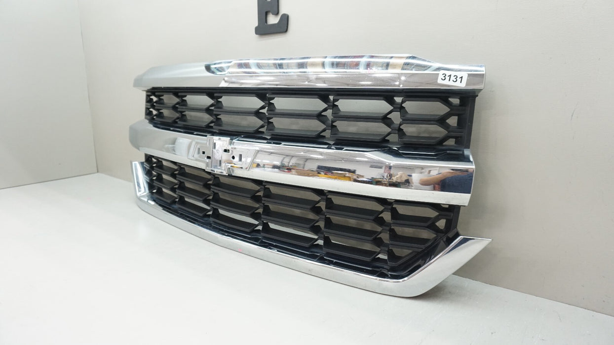 2016-2018 CHEVROLET SILVERADO 1500 LTZ FRONT RADIATOR GRILLE OEM 23383604