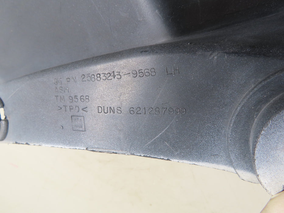 2008-2012 BUICK ENCLAVE REAR LEFT DRIVER SIDE UPPER BUMPER COVER OEM 25883243